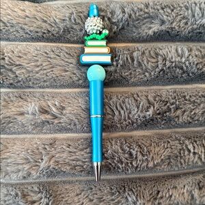Blue and Green Novelty Pen